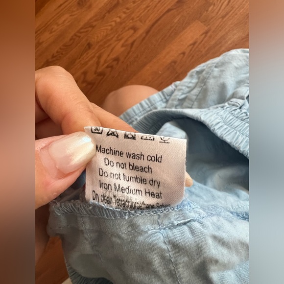 Shorts in baby blue color - Picture 3 of 5